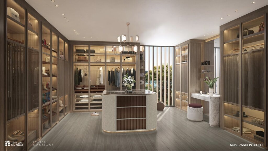 Tilal Al Ghaf | Elysian Mansions Muse Walk-In Closet Tilal Al Ghaf | Elysian Mansions Muse Walk-In Closet
