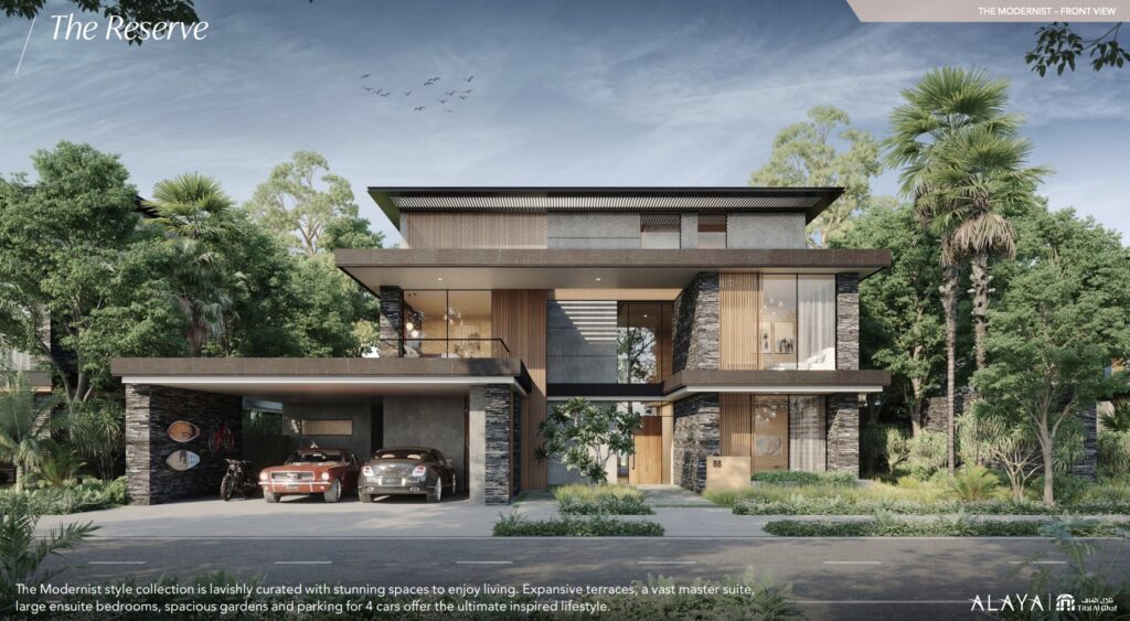 Tilal Al Ghaf | Alaya | The Reserve - The Modernist Front View
