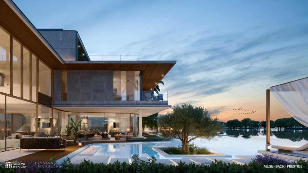 Tilal Al Ghaf | Elysian Mansions Muse Prestige Rear View Tilal Al Ghaf | Elysian Mansions Muse Prestige Rear View