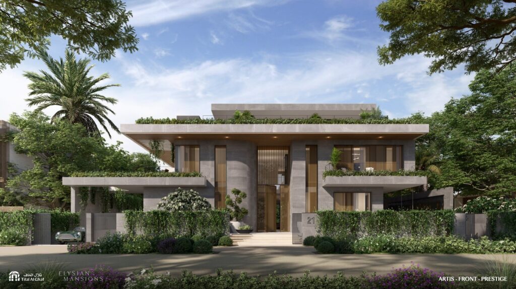 Tilal Al Ghaf | Elysian Mansions Artis Prestige Front View Tilal Al Ghaf | Elysian Mansions Artis Prestige Front View