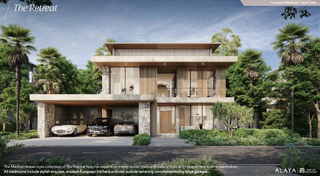 Tilal Al Ghaf | Alaya | The Retreat - The Mediterranean Front View