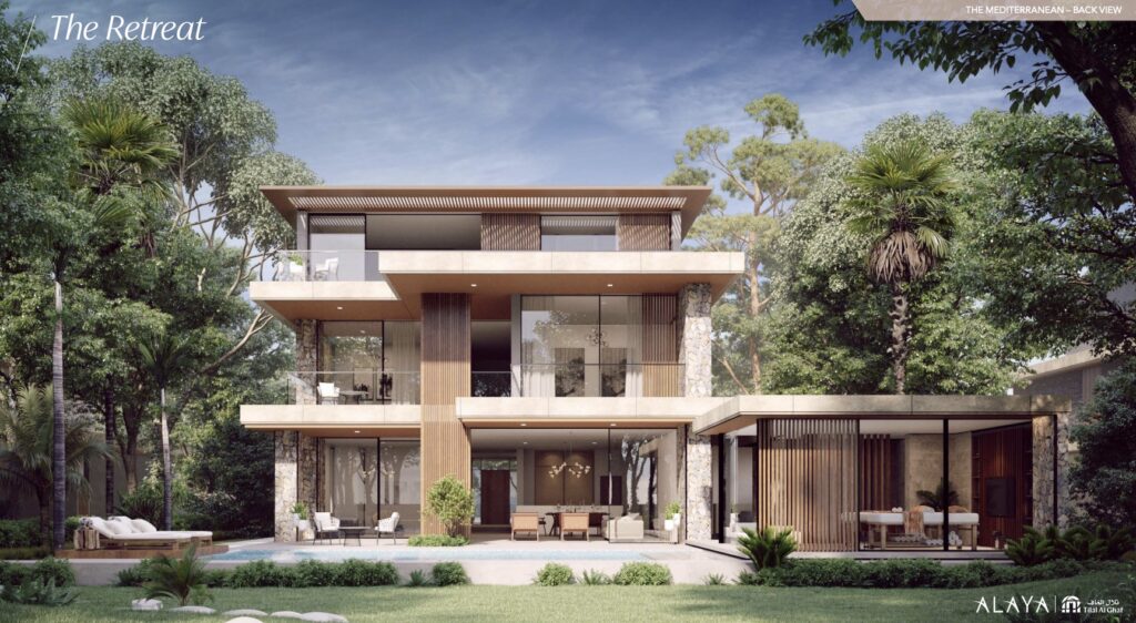 Tilal Al Ghaf | Alaya | The Retreat - The Mediterranean Rear View
