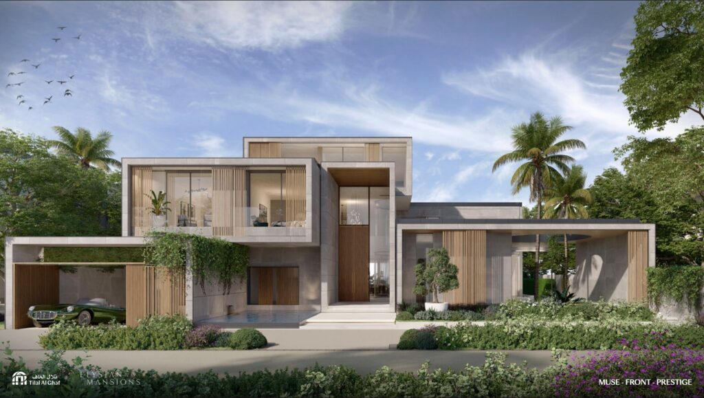 Tilal Al Ghaf | Elysian Mansions Muse Prestige Front View Tilal Al Ghaf | Elysian Mansions Muse Prestige Front View