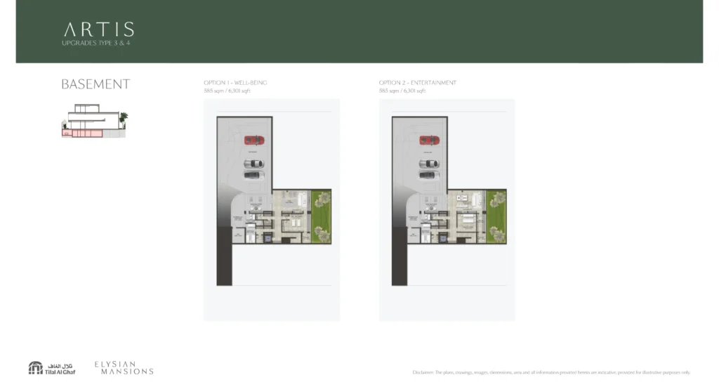 Artis Upgrades Type 3 & 4 Basement