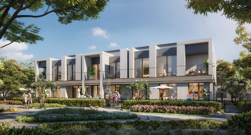 Aura Townhouse Type B Rear View