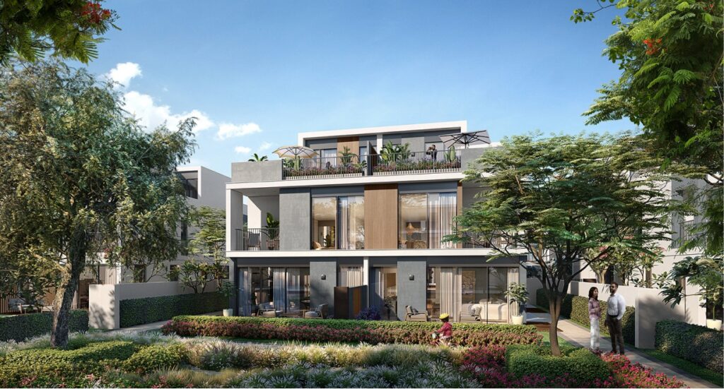 Aura Twin Villa Type B Rear View