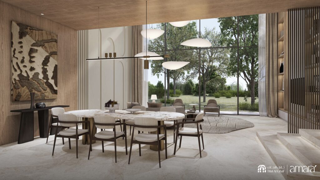 Tilal Al Ghaf | Amara Living Dining Area Tilal Al Ghaf | Amara Living Dining Area