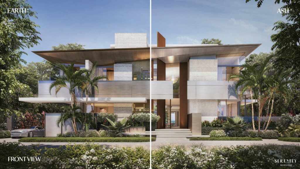 Tilal Al Ghaf | Waterfront Serenity Mansions Front View Tilal Al Ghaf | Waterfront Serenity Mansions Front View