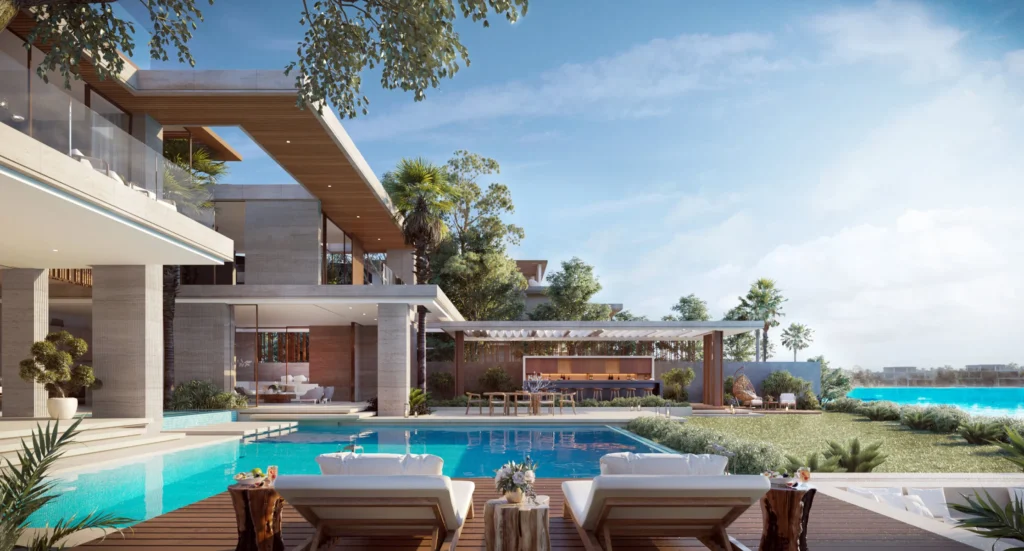 Tilal Al Ghaf | Elysian Mansions Leia Deck View Tilal Al Ghaf | Elysian Mansions Leia Deck View