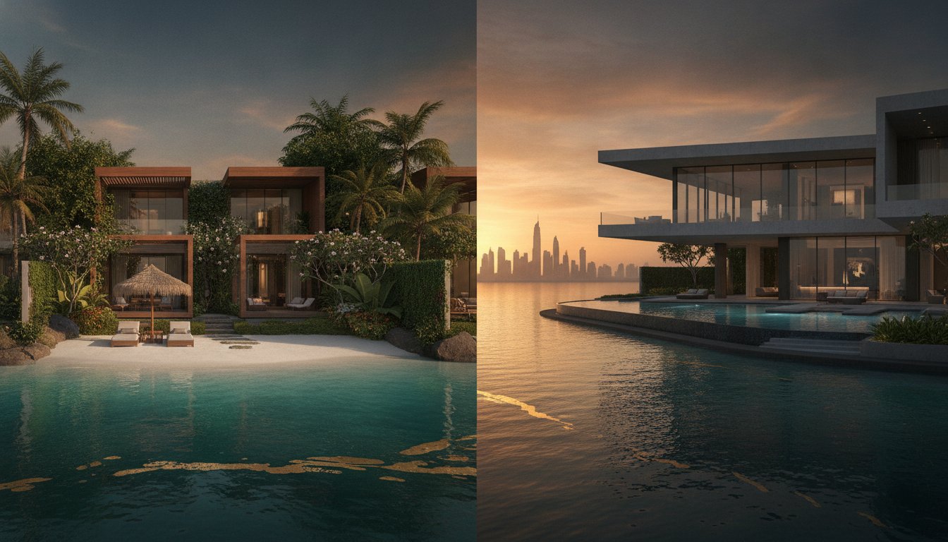 Alaya Beach vs Elysian Mansions: Comparing Tilal Al Ghaf’s Most Exclusive Enclaves